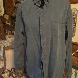 Mossimo Supply Co. Charcoal Casual Button Down Shirt